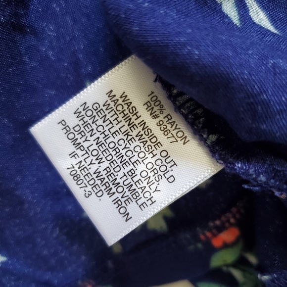 New! Peyton & Parker Navy Bree Floral Mommy & Me Maxi Dress. Adjustable … - Picture 9 of 11